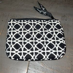Vera Bradley Zippered Coin Purse Night & Day (Ret. 2010)